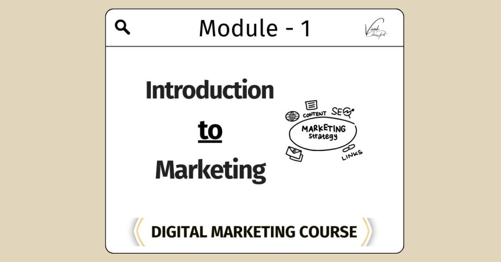 introduction to marketing