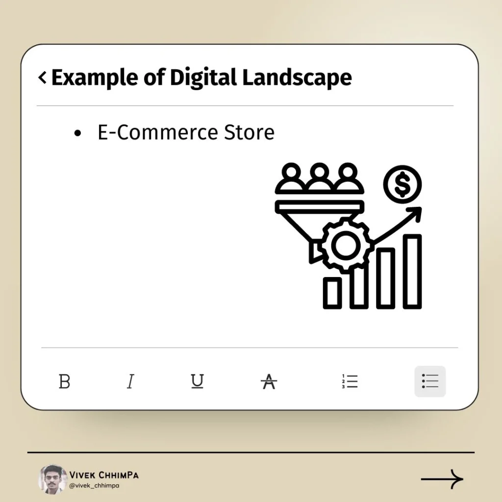 Example of Digital Landscape
