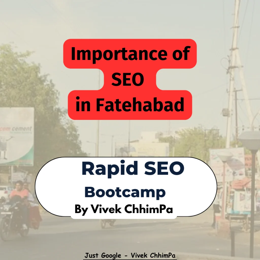 Importance of SEO in Fatehabad