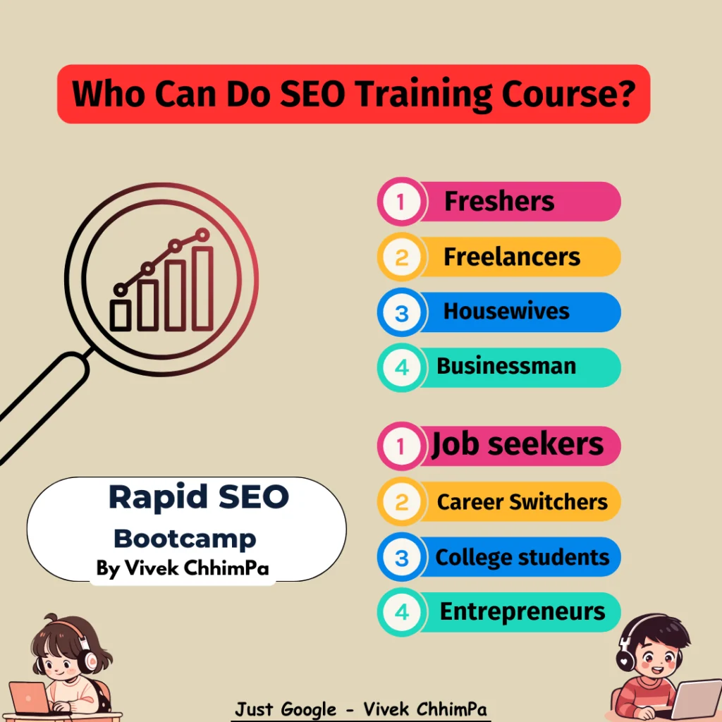 Who Can Do SEO Training Course
