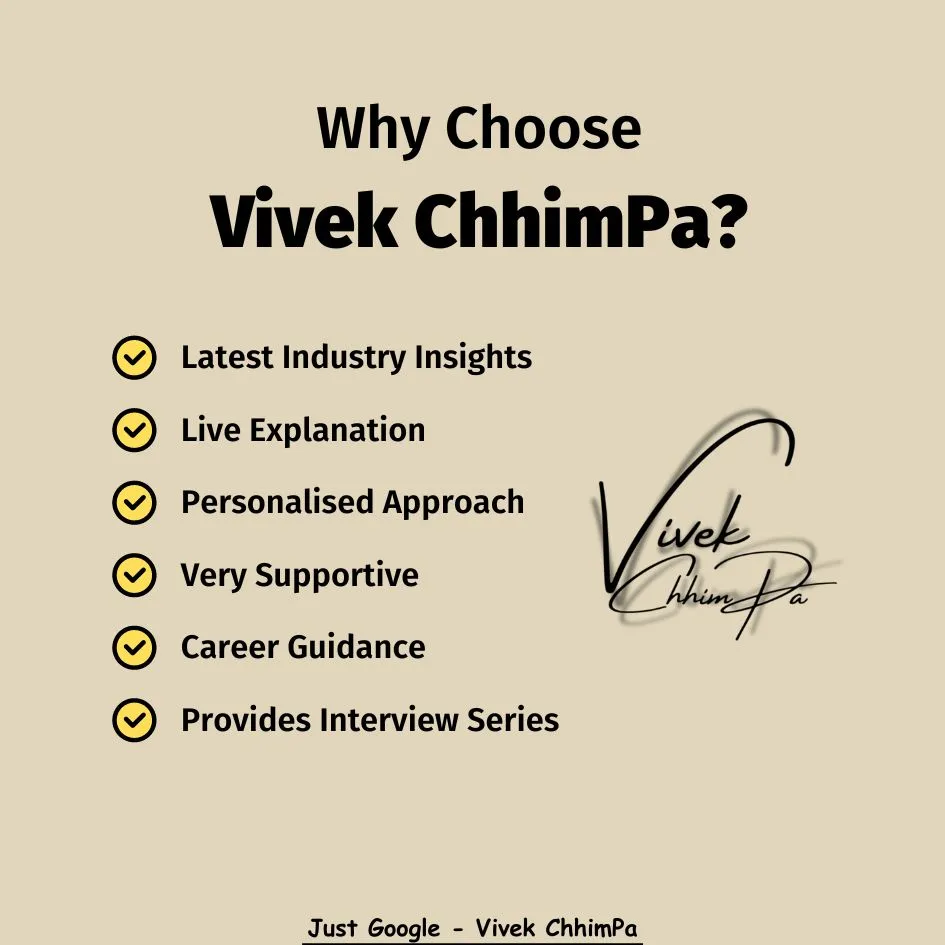 why choose vivek chhimpa