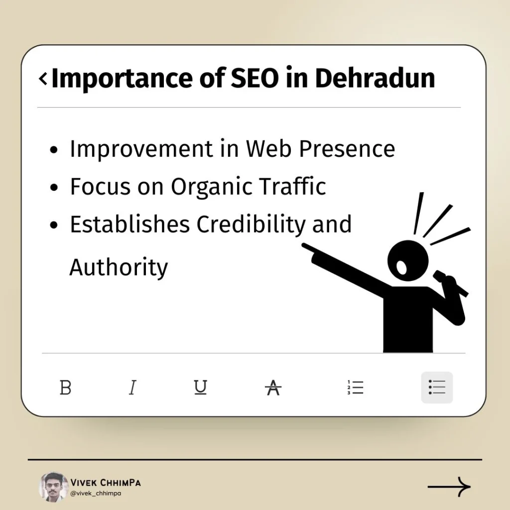 Importance of SEO in Dehradun