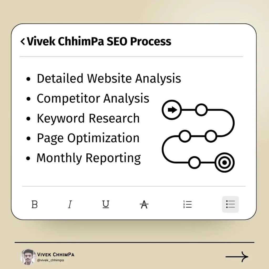 Vivek-ChhimPa-SEO-Process