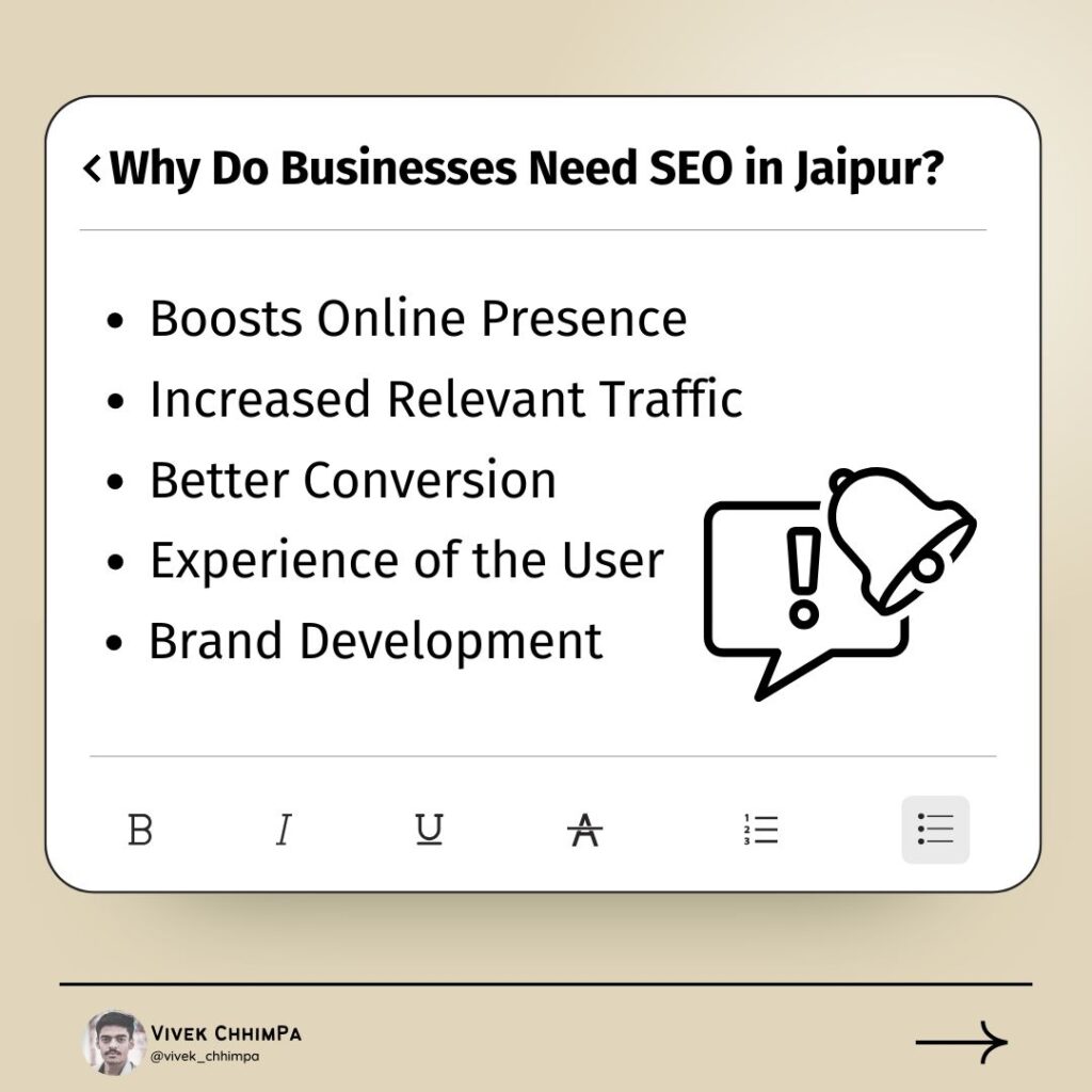 Why Do Businesses Need SEO in Jaipur