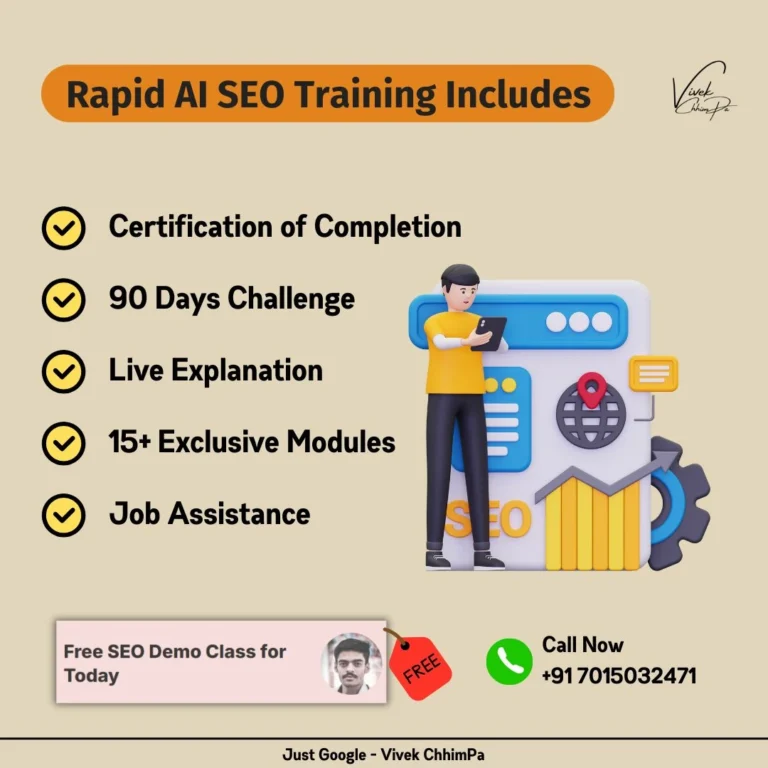 AI SEO Training Includes