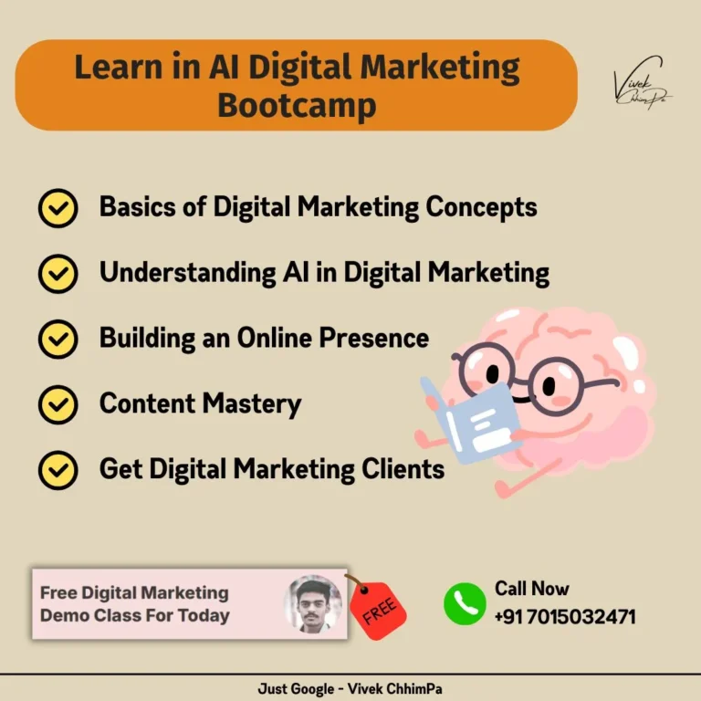 Learn in AI Digital Marketing Training