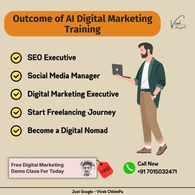 Outcome of AI Digital Marketing Training