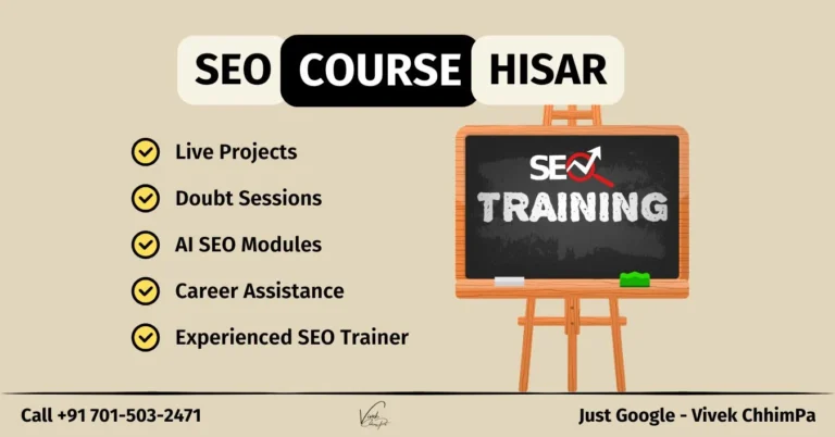 SEO Course Hisar