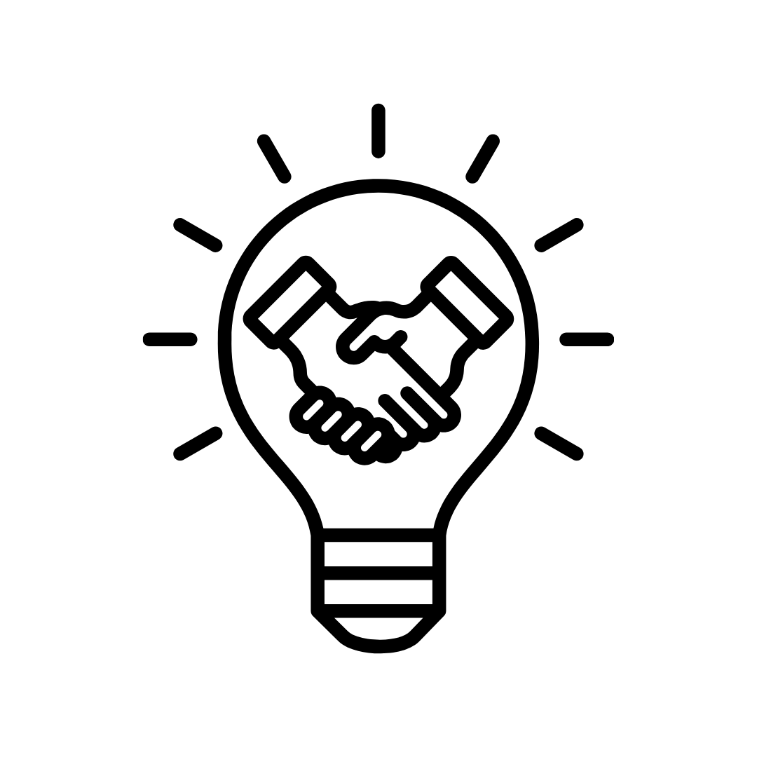 benefits/ handshake in bulb