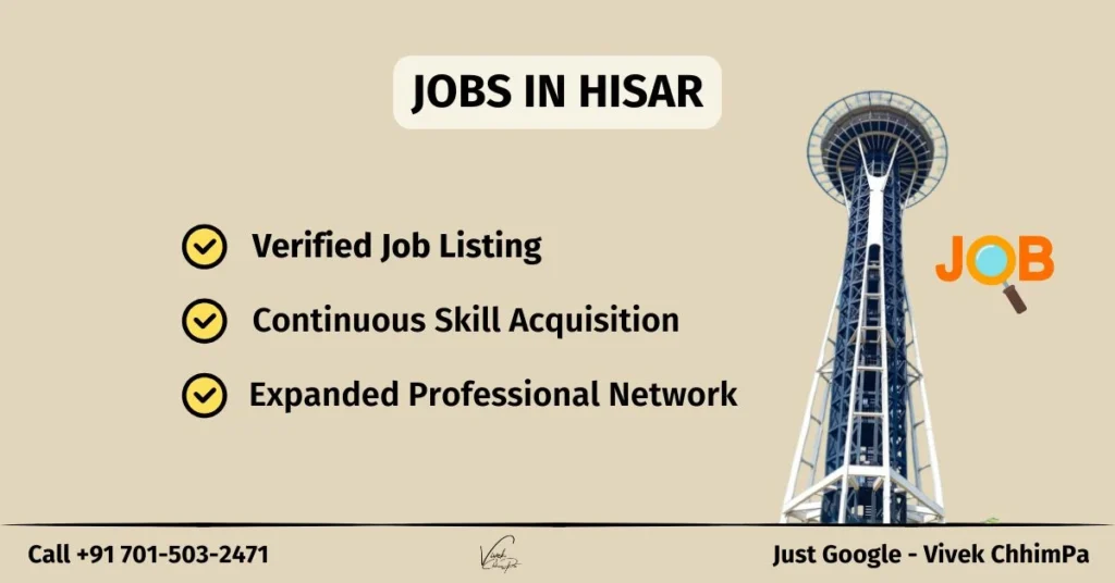 Jobs in Hisar 2026: Apply to Latest Job Vacancies