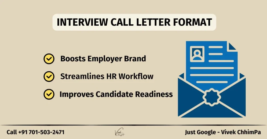 Perfect Interview Call Letter: Formats, Strategies, and HR Templates