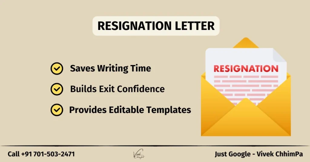 Resignation Letter